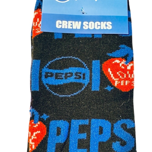 Pepsi Black Crew Socks - Picture 3 of 3